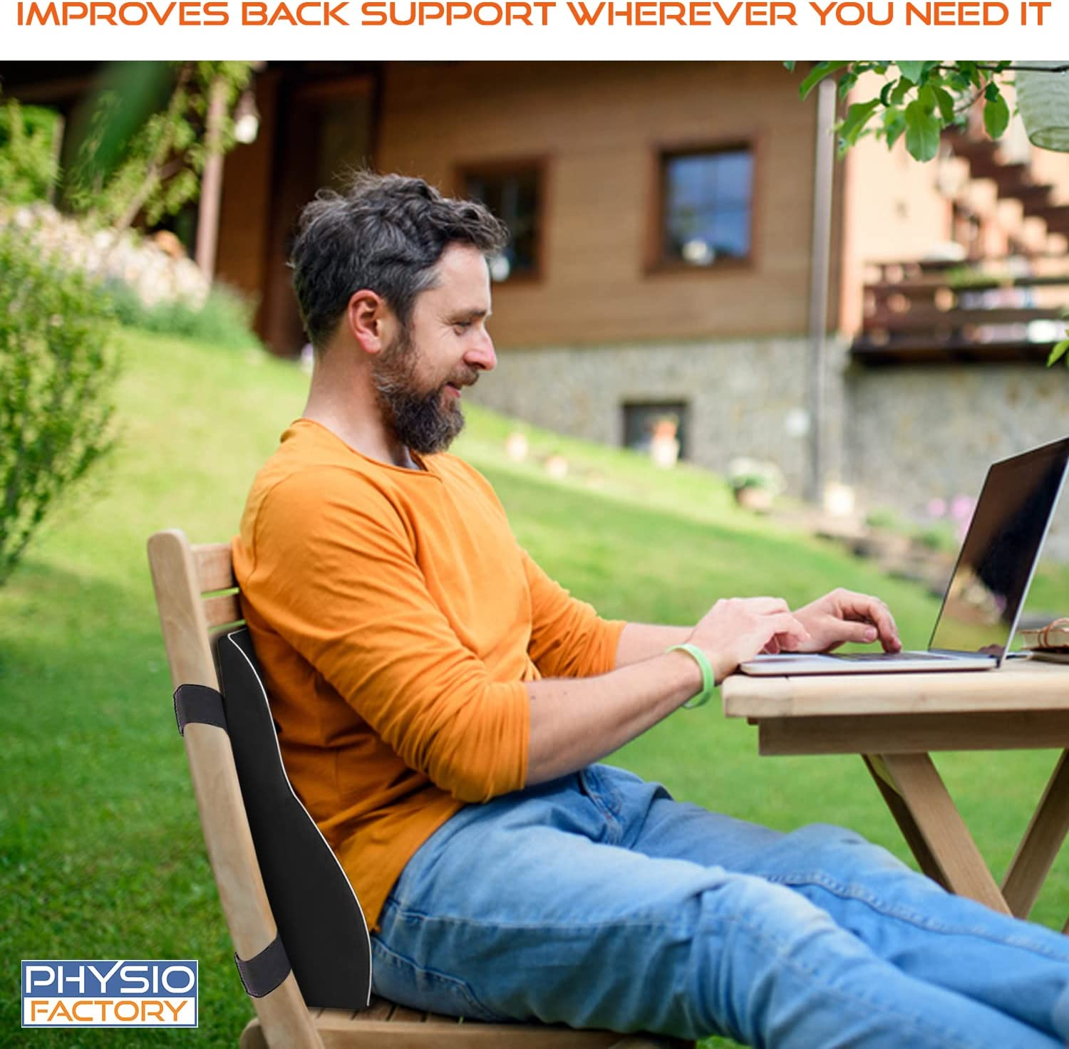 Lumbar Support Pillow, Memory Foam Back Cushion, Orthopedic Backrest with Breathable 3D Mesh for Car Seat Cushion, Office Chair, Computer Chair Back Support, Wheelchair Ergonomic Design image number 2