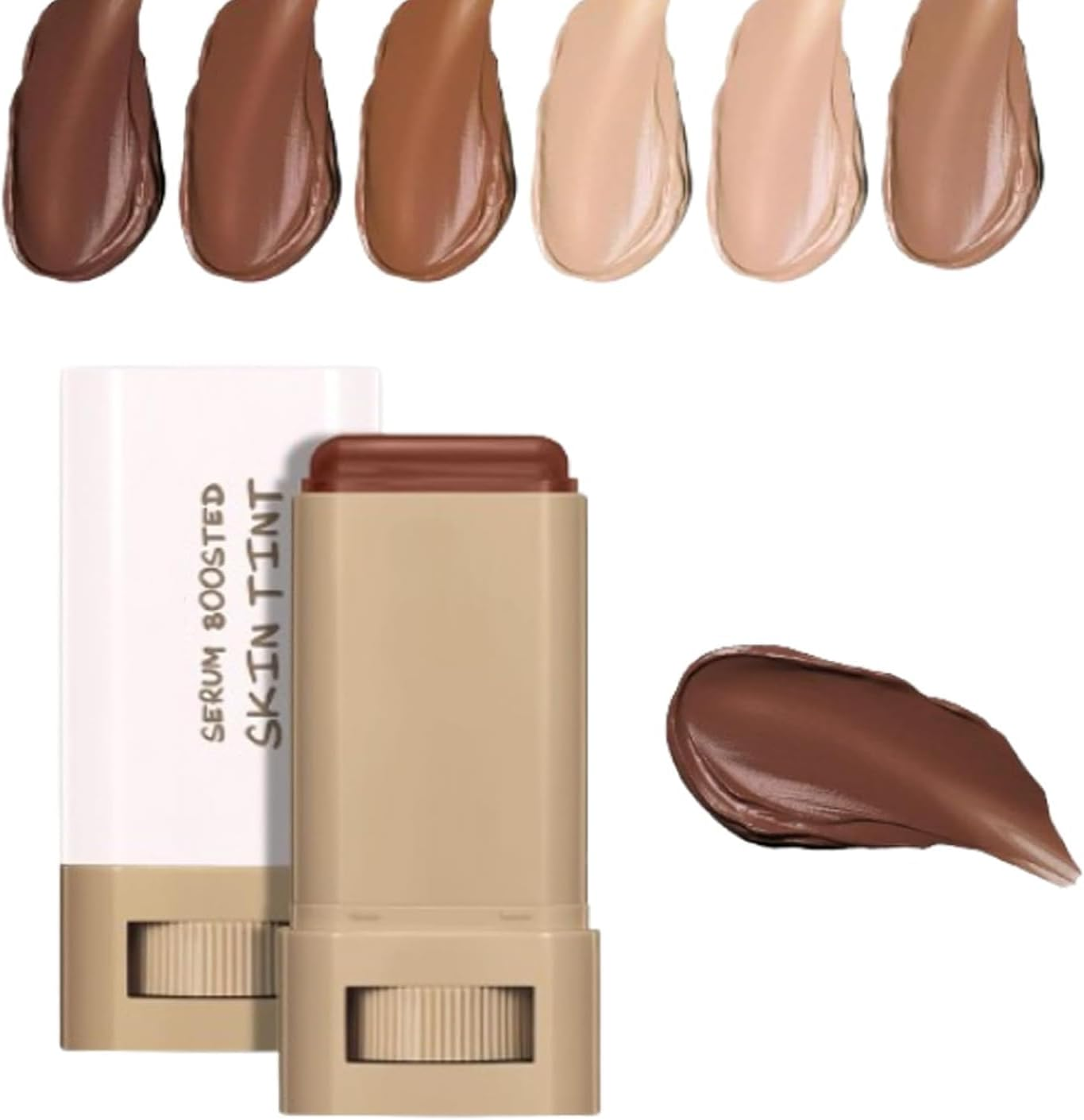 Skween Serum Boosted Hydration Beauty Balm, Splendor Skin Tint, Skween Skin Tint Stick, Foundation Face Stick for Women Hydrates (06#)