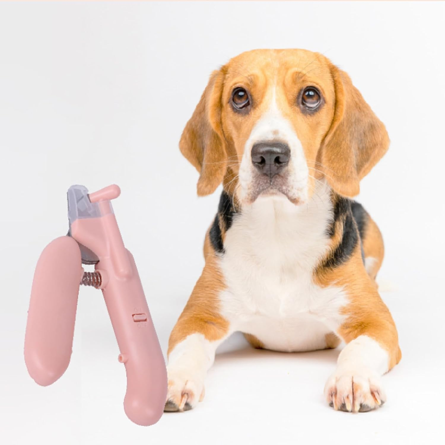 Pupnourish Nail Trimmer, the Safetrim by Pupnourish, 2 in 1 Nail Clipper and Grinder with Light, Quiet Waterproof, Splash Guard, Trimmer Supplies for Small Medium Large Cats/Dogs (White) image number 3