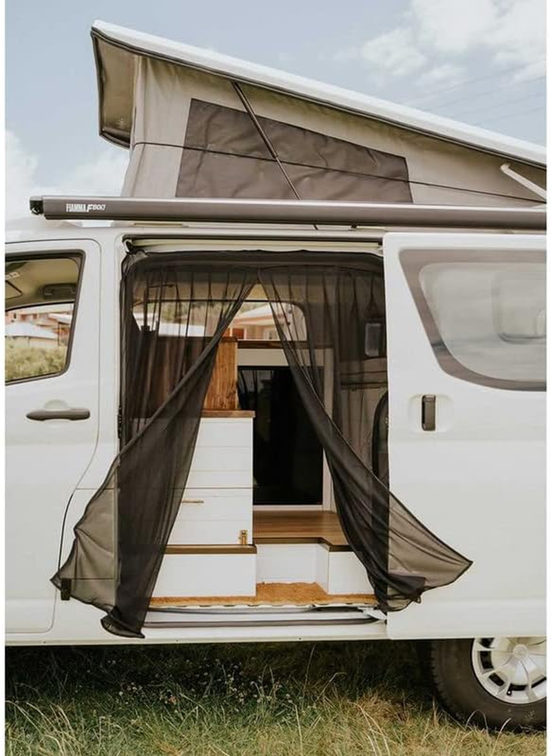 Fly Screen Magnetic for Camper Van - Fly Net Mesh for Bug, Mosquito, Insects - for Hiace, Iload, Transporter, Express, Multivan and Others with Magnets