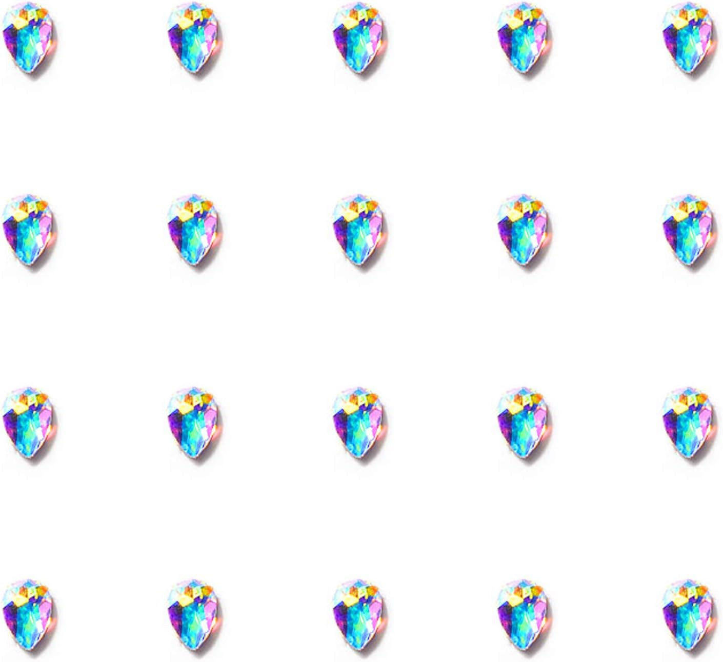 50 Grains Nail Art Rhinestones Nail Gemstone Rhinestone Decorative Nail Crystal AB Diamond Color Pointed Drop image number 3