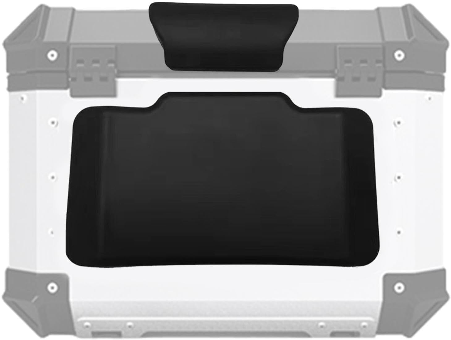 Motorcycle Luggage Back Rest - Motorcycle Back Pads, Passenger Backrest | Motorcycle Back Pads, Long Ride Comfort Motorcycle Passenger Cushion, Rear Trunk Sponge Pad for Bicycle