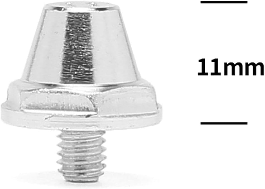 Amagogo 12Pcs Football Boot Studs Rugby Shoes Studs Stable Turf Thread Screw 5Mm Dia Replacement Spikes Soccer Studs for Competition image number 4