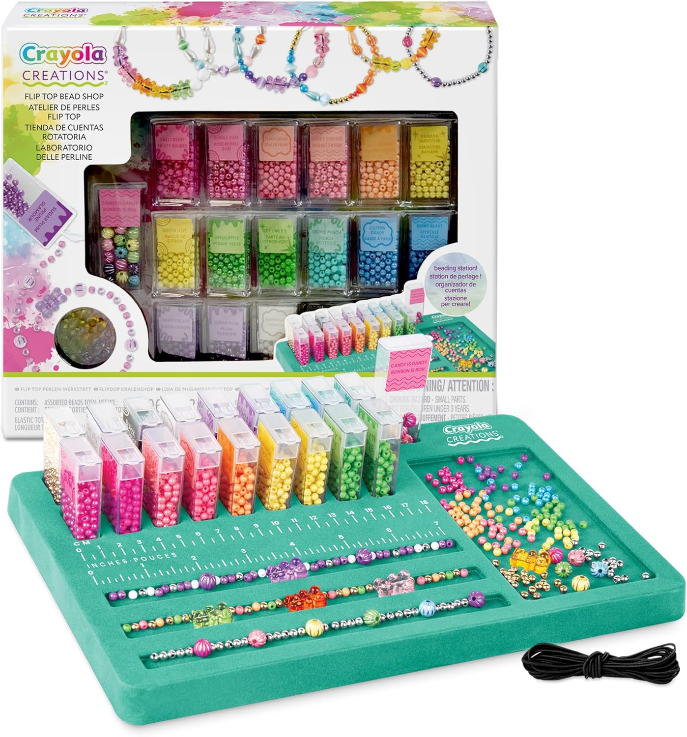 Crayola Creations Flip Top Bead Shop Craft Kit