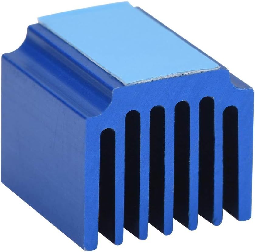 10Pcs Aluminum Stepper Motor Driver Heatsink Cooling Fin with Back Glue Suitable: for 3D Printer TMC2100 / Stepper Motor Driver image number 2