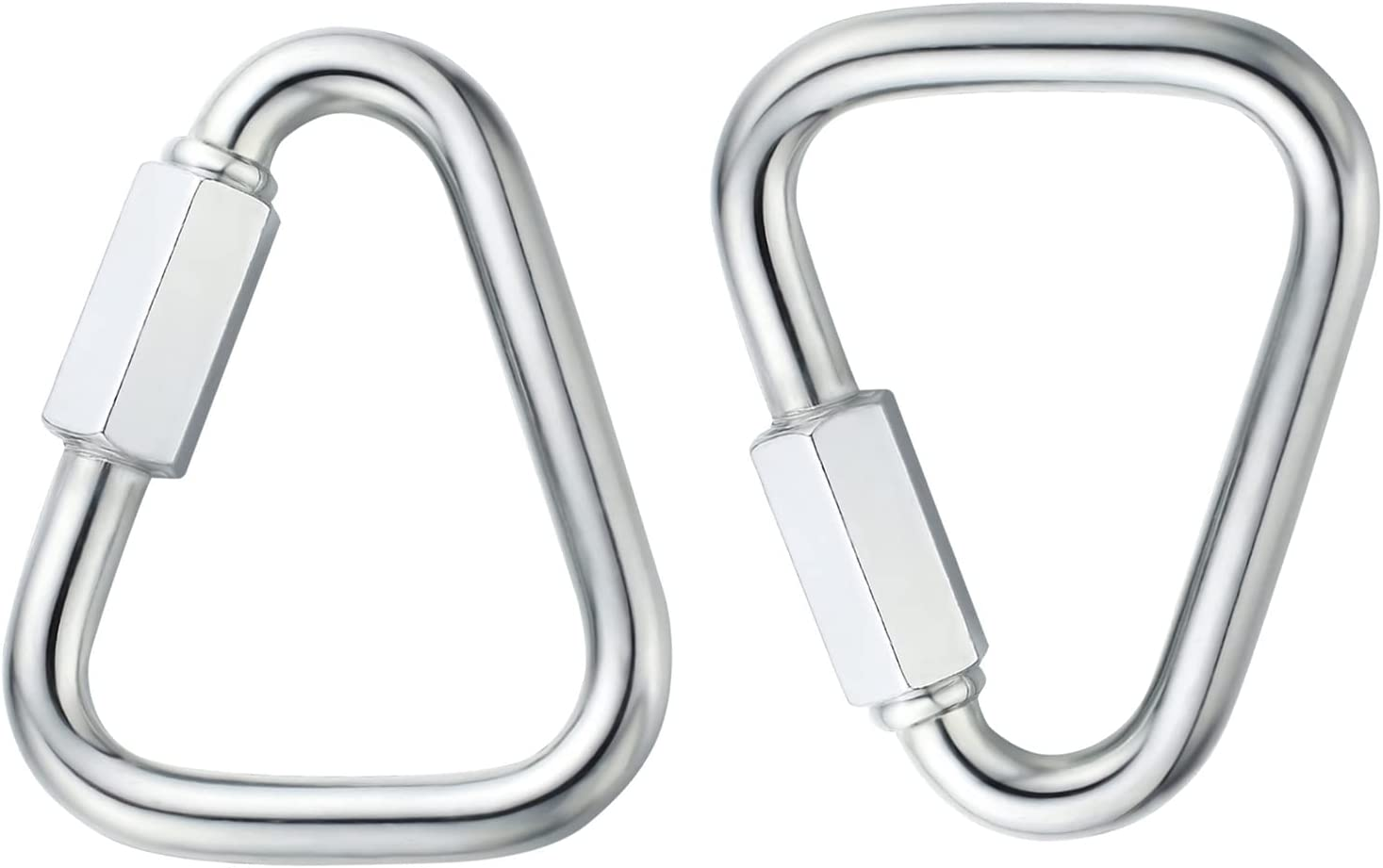 Delta Quick Link Triangle Locking Carabiner 3/8" M10 10MM 2Pcs image number 1
