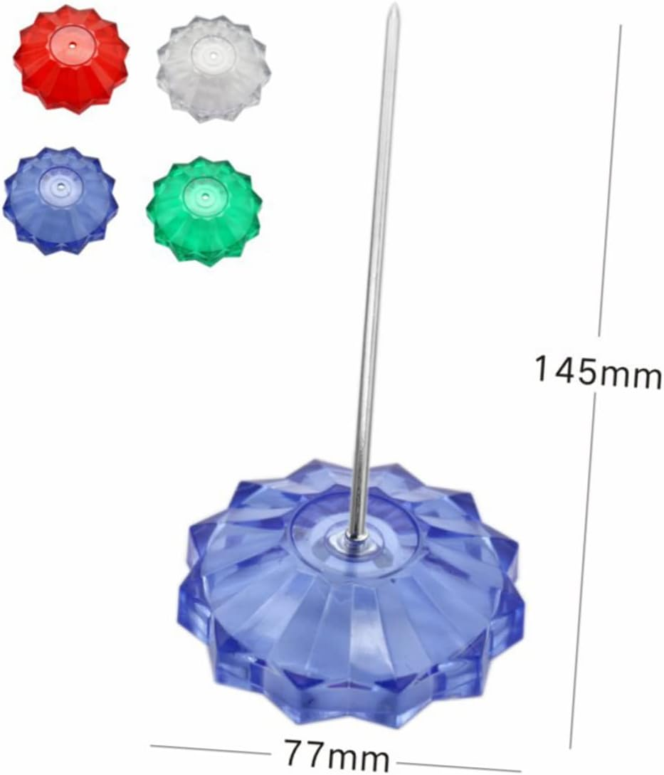 SEWACC 4Pcs Pen Holder Desk Metal Receipt Holder Bill Fork Receipt Organiser Office Accessory for Hotel Restaurant