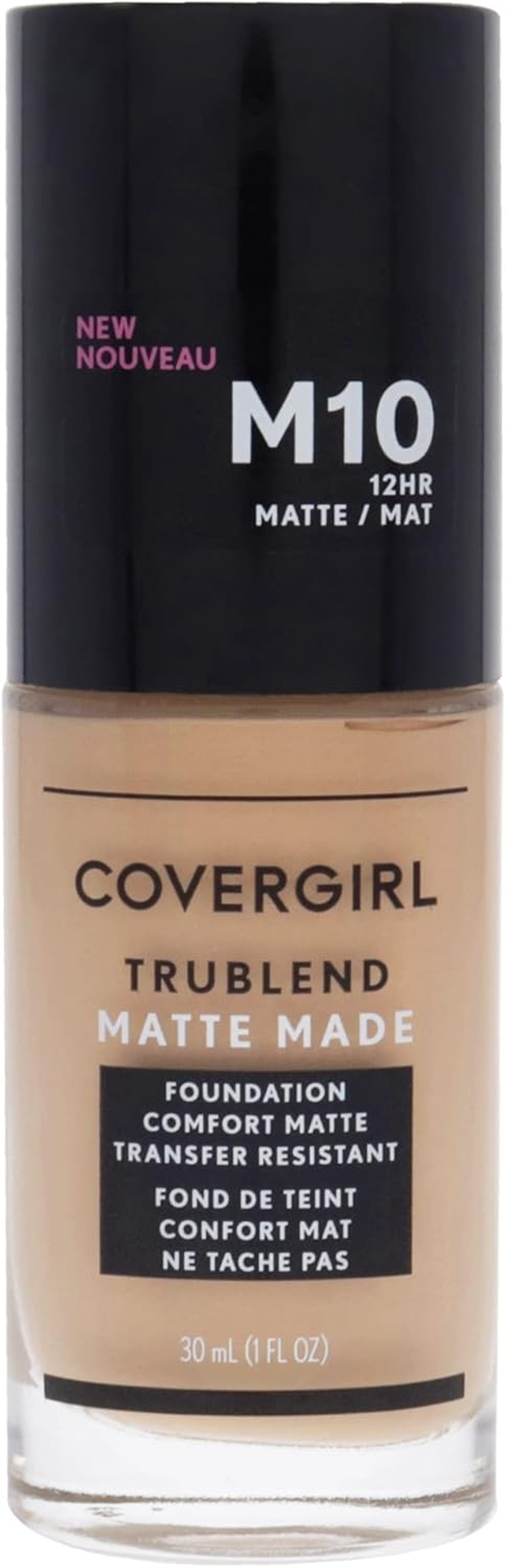 Covergirl Trublend Matte Made Liquid Foundation - M70 Sand Beige for Women 1 Oz Foundation