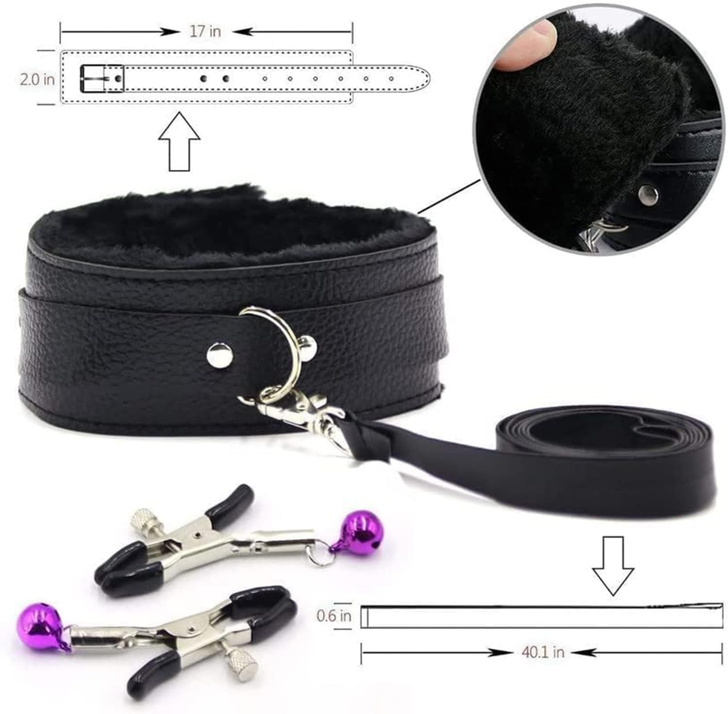 10 Sets of Couple Sex Game Tools, S&M Game Tool Kit, Adjustable Bed Game Set Toys Male Couple Sex Adjustable and Comfortable Couples and Beginner'S Toys,Black image number 3