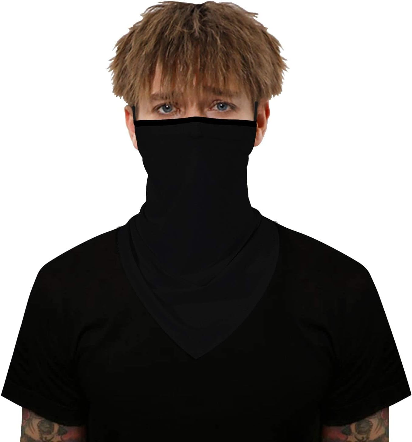 Neck Gaiter Face Mask Covering Bandanas for Men Women Summer UV Face Scarf Mask Cover Facemask Balaclava Headbands image number 6