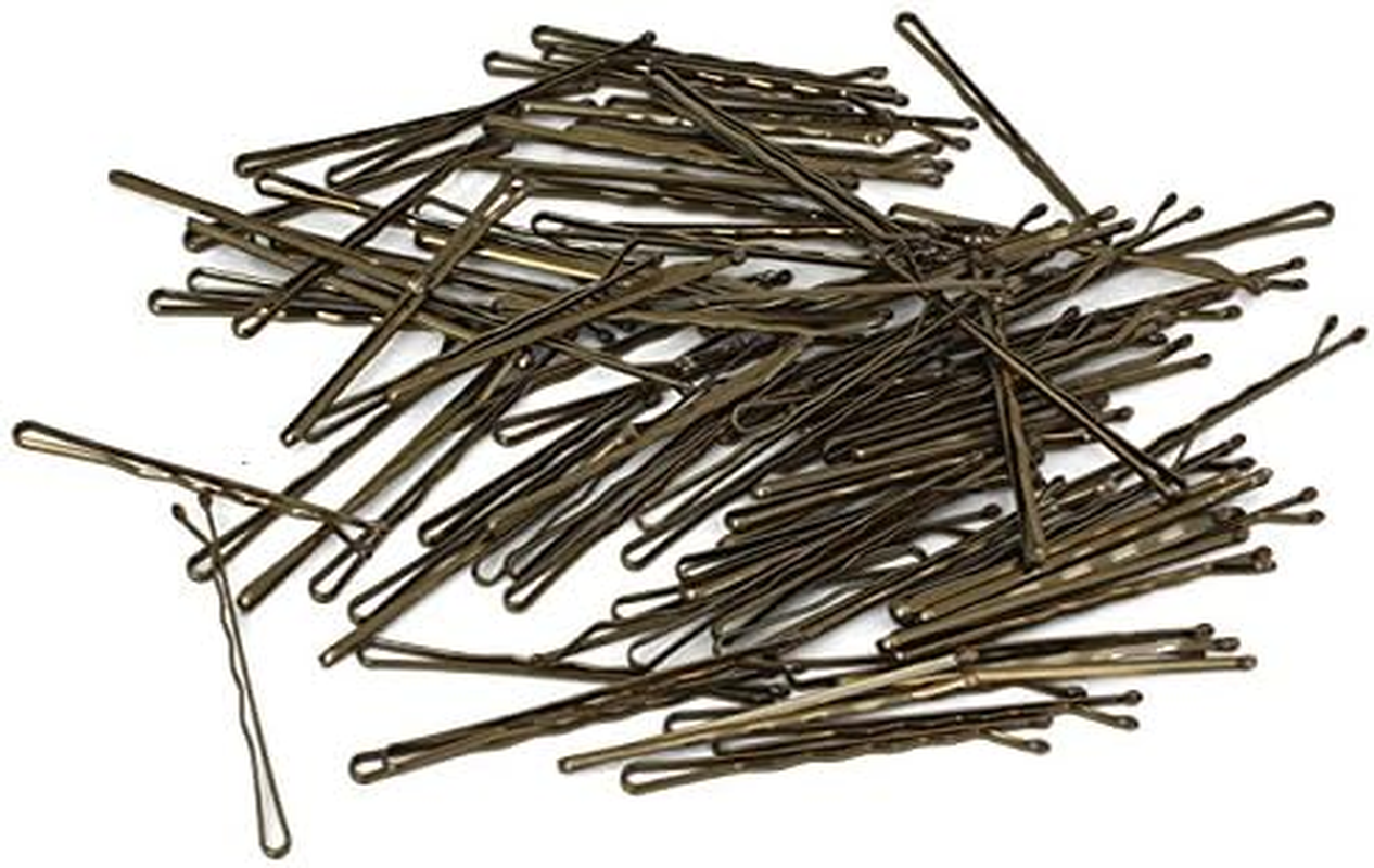 Haarallerliebst 100 Hair Pins - 5 Cm Bobby Pins - Gold for All Hair Colours - Women'S Hair Clips & Hair Pins in White Box - Perfect Hair Pin for Styling & Hold - Pack Of 50; Box Colour: Pink image number 4