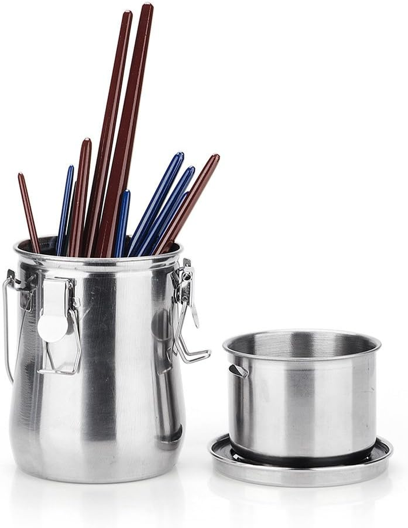 Arrtx Portable Stainless Steel Leak-Proof Premium Brush Washer with Lid and Filter Screen image number 5