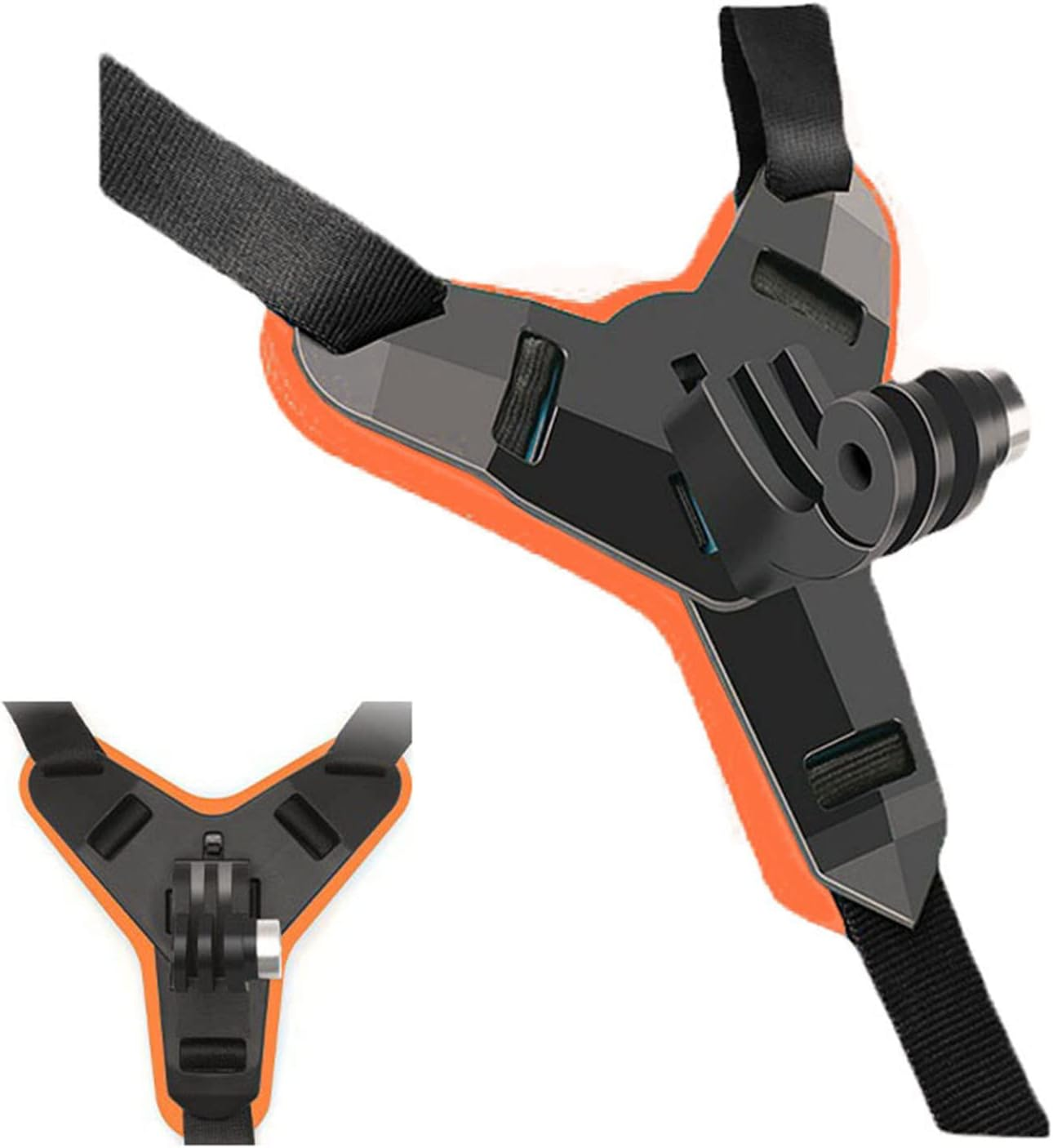 MBAFIT Helmet Chin Holder Bracket Motorcycle Chin Strap Mount for Gopro Hero 11 10 9 8,DJI OSMO Action, SJCAM,YI and Other Action Cam While Snowboarding,Biking,Skiing,Motorcycle,Sking