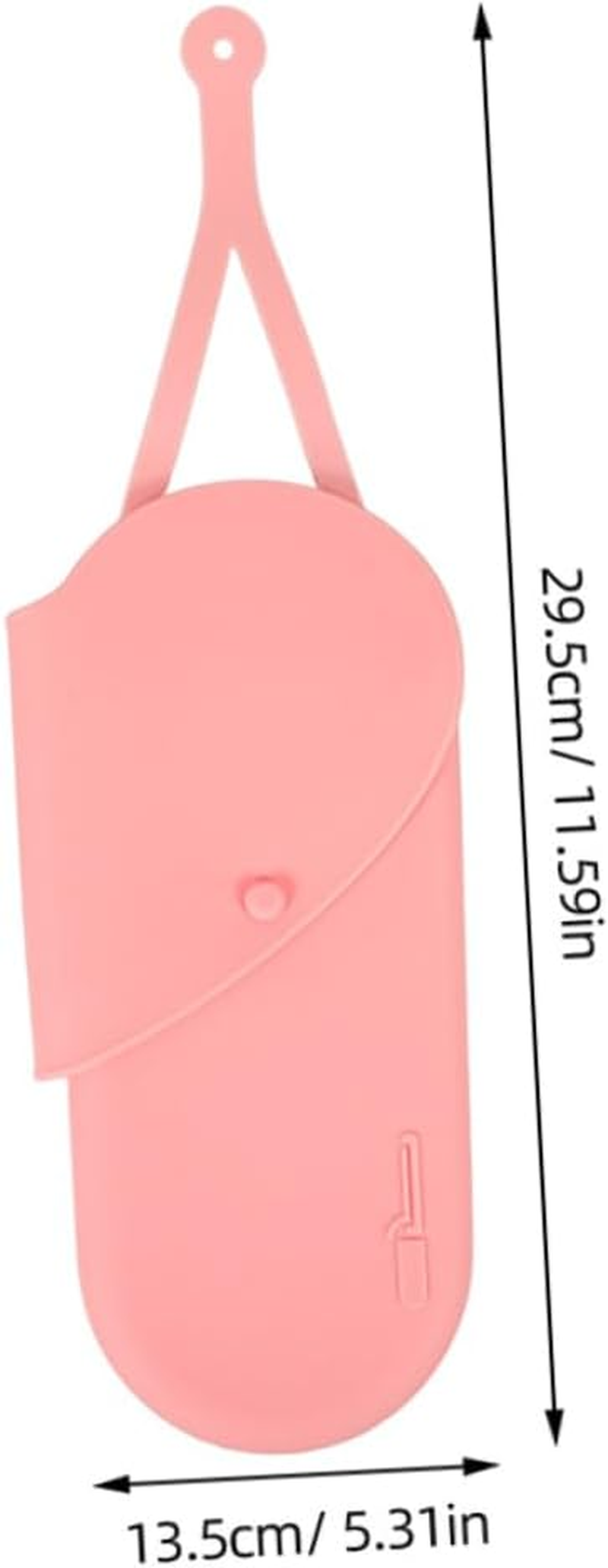 ARTSEWPLY 2Pcs Portable Curling Iron Storage Bag Heat Insulation Pouch for Hair Straightener Travel Organizer - Black image number 4