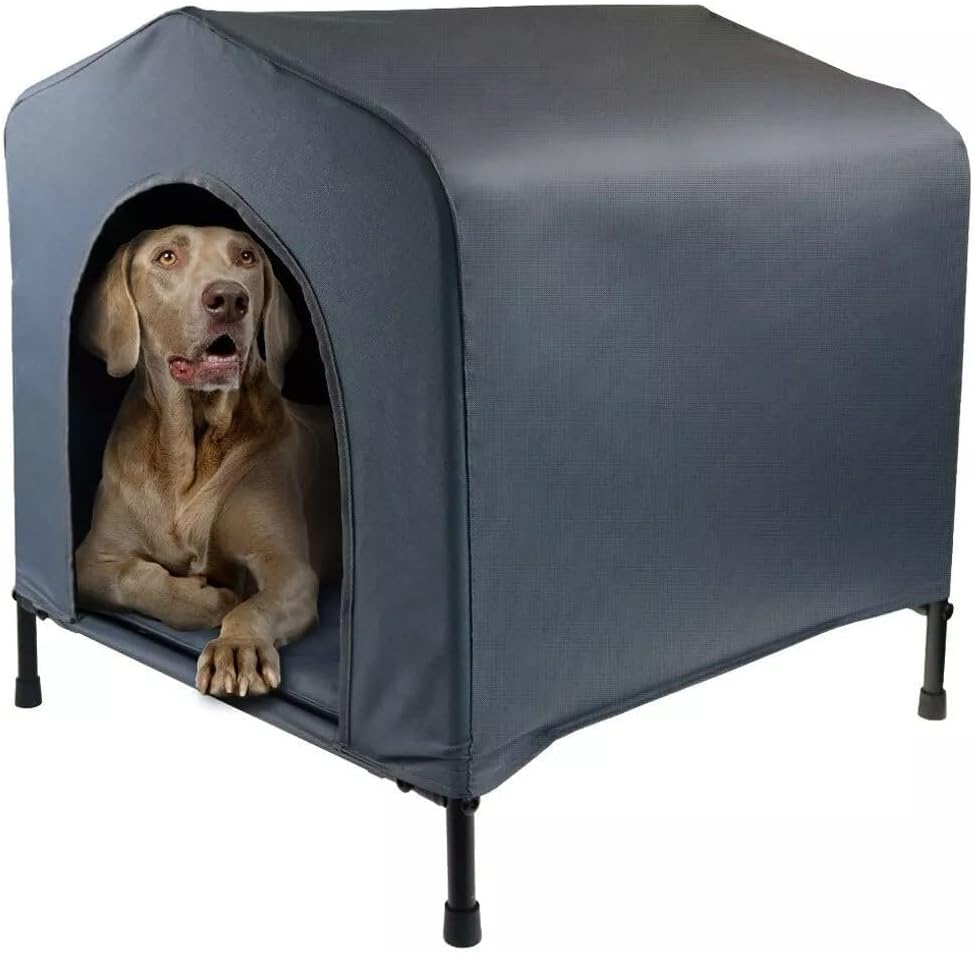 Paws & Claws Elevated Pet House with Cushion, Large, 102 X 84 X 93 Cm Size