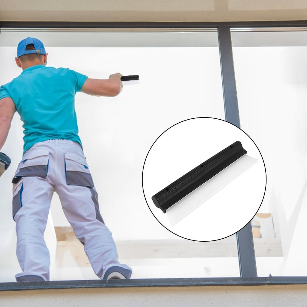 Automotive Wiper Blade Squeegee, Professional Silicone Nonscratch Antislip Squeegee Flexible T Bar Water Wipers Car Dryer Hand Shower Window Wiping Glass Squeegees Accessories for Windshields image number 1