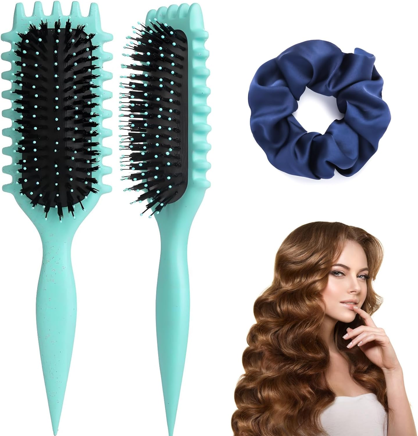 Curly Hair Brush, 2025 Curly Hair Products Curl Defining Brush, Bounce Defining Hair Shaping for Women Men,Idea Gifts for Christmas image number 3