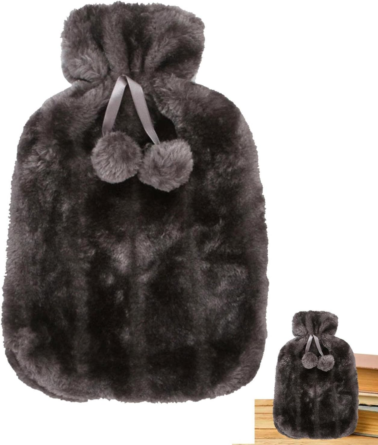 Hot Water Bottle Cloth | Faux Plush Fur Cover for 2 Liter (2000 Ml) | Hot Water Bottle Covers Insulated Maintain Constant Temperature for Women Kids (Cover Sleeves Only) Buniq image number 6