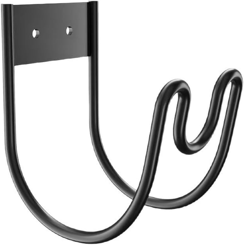 Stainless Steel Garden Hose Holder Wall Mount &ndash; Heavy-Duty Black Outdoor Hose Hanger for Garden, Yard, or Garage image number 4