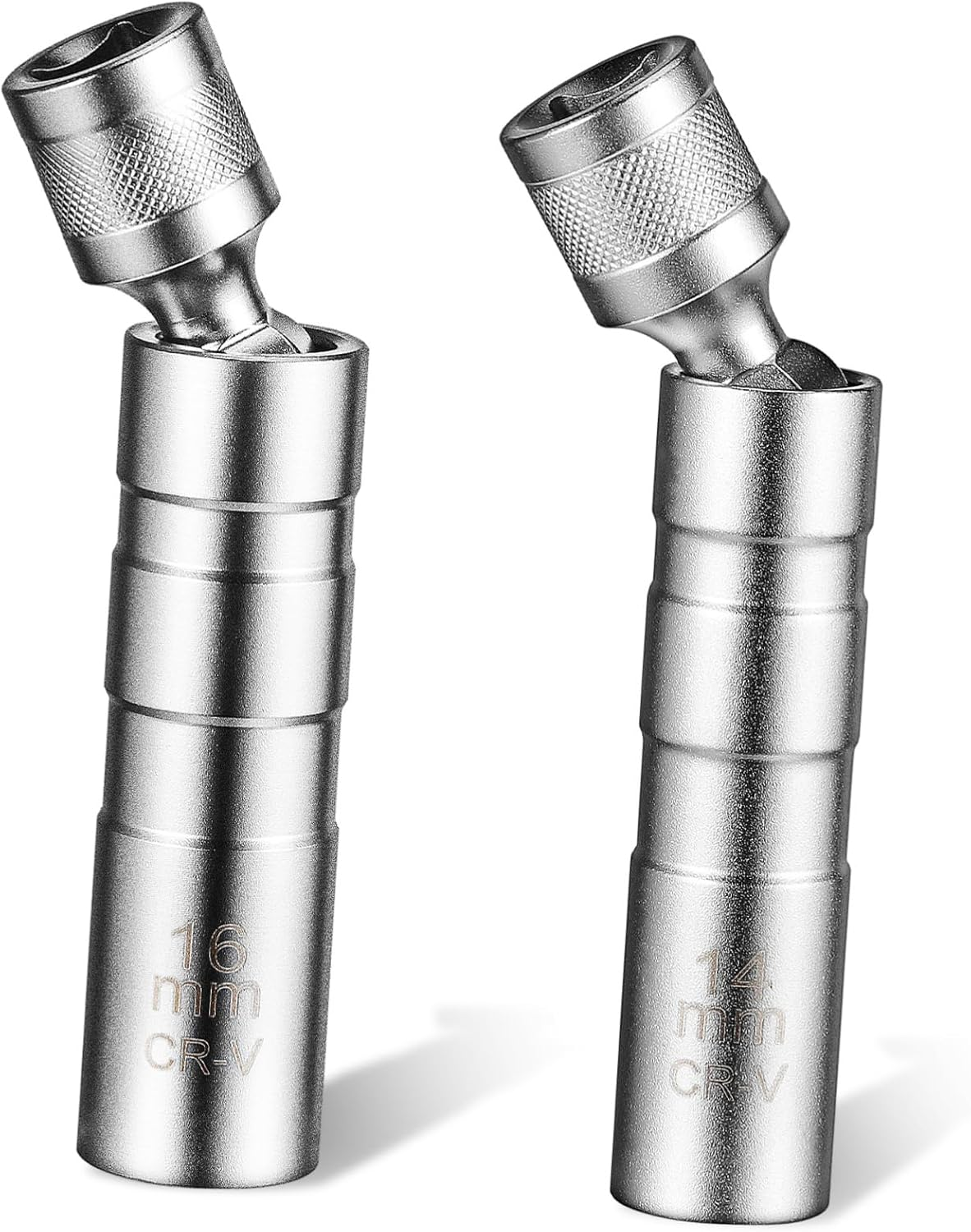 Cabilock 2Pcs Magnetic Thread Spark Socket Automotive Repair Tools for Easy Removal and Installation of High-Strength Steel Construction