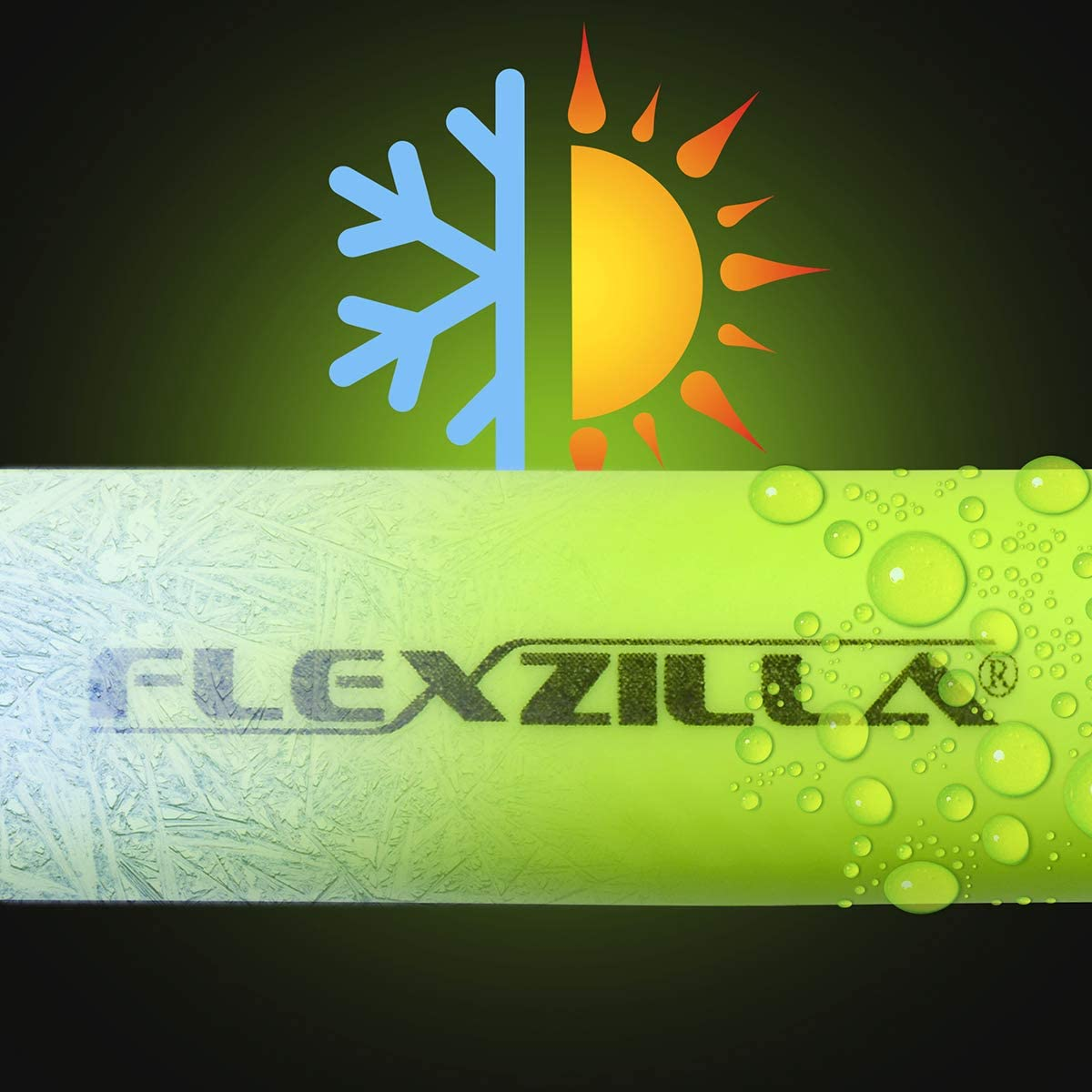 Flexzilla Ball Swivel Whip Air Hose, 1/4 In. X 4 Ft. (1/4 In. MNPT Ball Swivel X 1/4 In. FNPT Ends), Heavy Duty, Lightweight, Hybrid, Zillagreen - HFZ1405YW2B