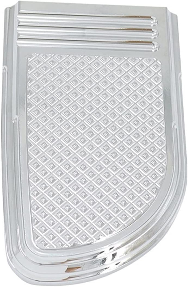 TRUSTTWO Motorcycle Brake Pedal Pad Cover CNC Large Foot Pegs Footrest Compatible with Harley Touring Electra Glide Softail Dyna FLTR FLHR FLHT Trike the New (Color : Chrome B) image number 3