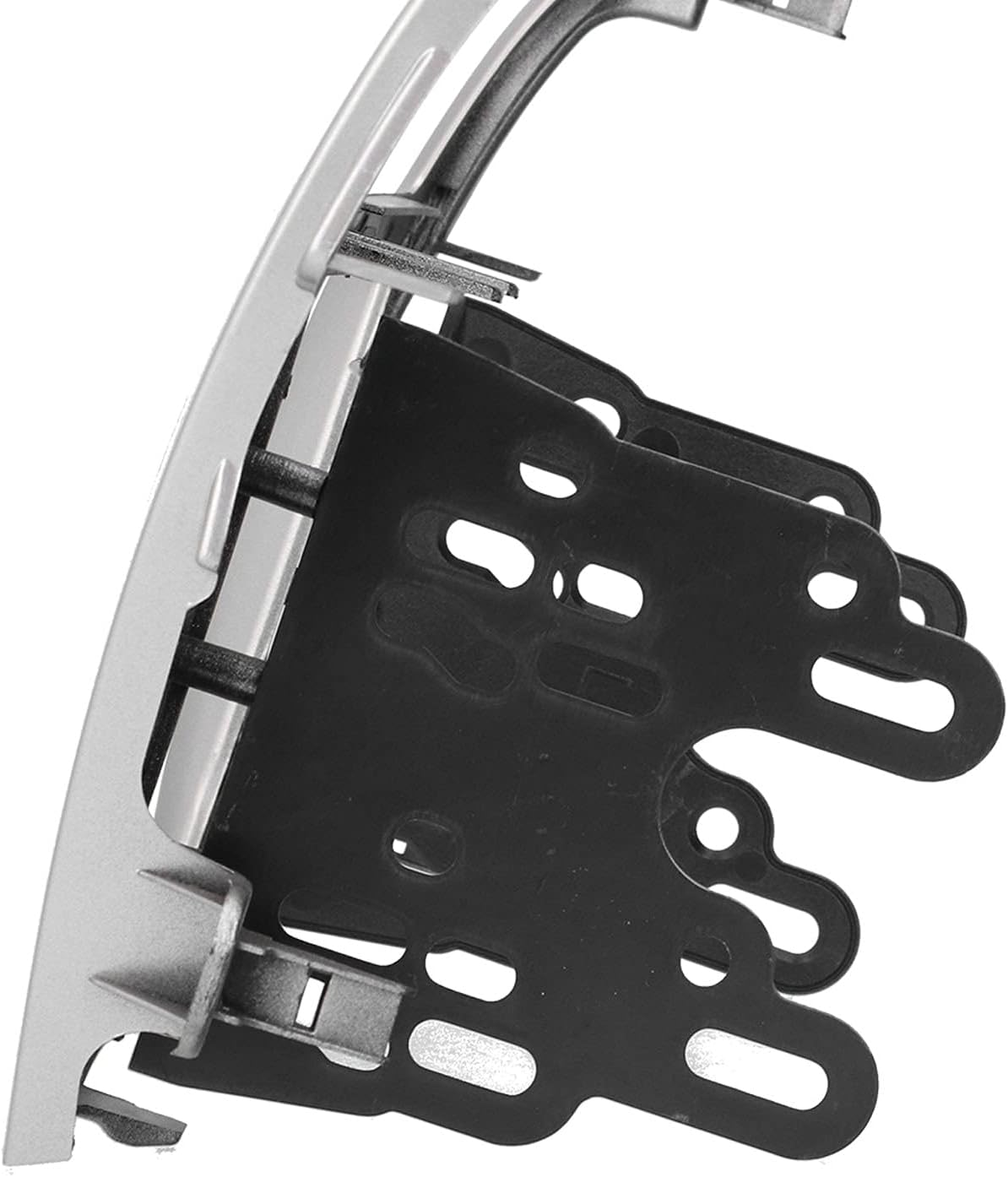 Radio Fascia, 2Din Car Stereo Navigation Refitted Dash Panel Kit Fit for Vios Belta Yaris Sedan, Car Dash Radio Fascia Panel Replacement, CD DVD Car Interior Decoration Accessories image number 4