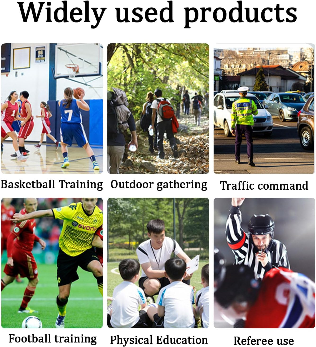 Whistle,10 Pcs Stainless Steel Sports Whistles,Coach Whistles Metal Whistle with Lanyard,For Whistle Sport,For Referees, Coaches, Polices, Training, Outdoor Sports and Emergency image number 6