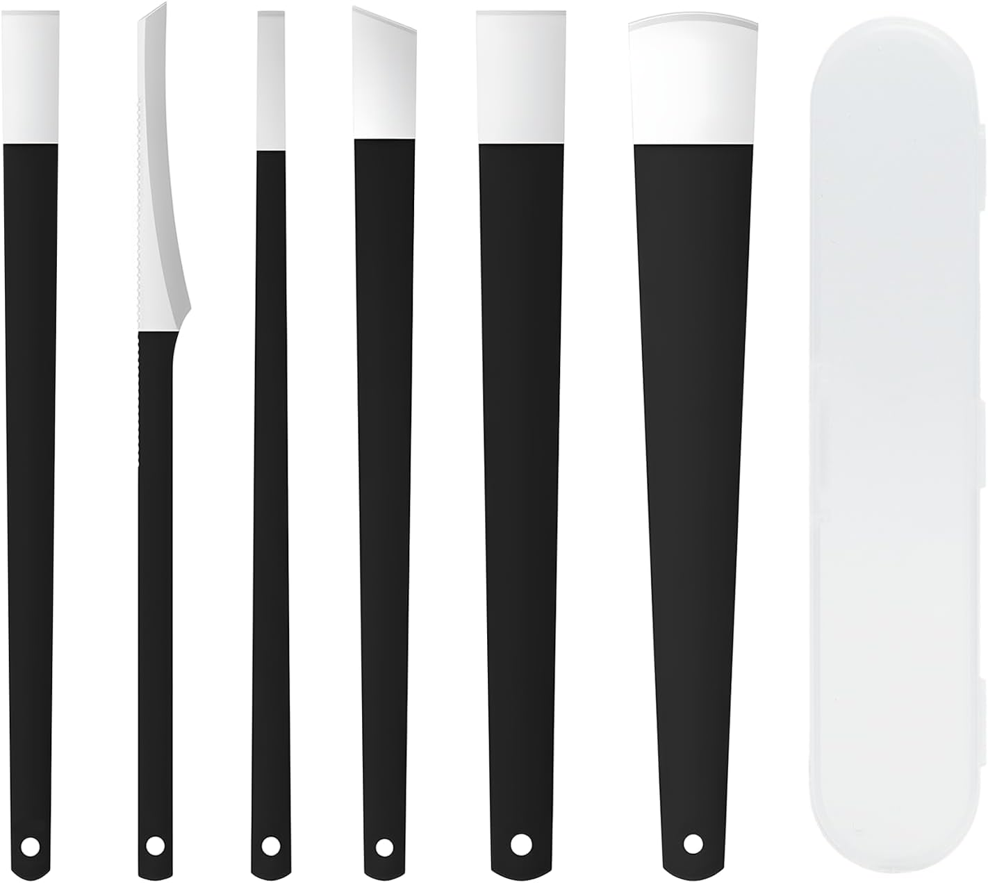 Stainless Steel Pedicure Set 6-Piece Professional Ingrown Toenails Set with Callus Obe, Pedicure Knife, Nail Lifter, Foot Care Set with Storage Box for Home, Travel Podiatry Instruments image number 4