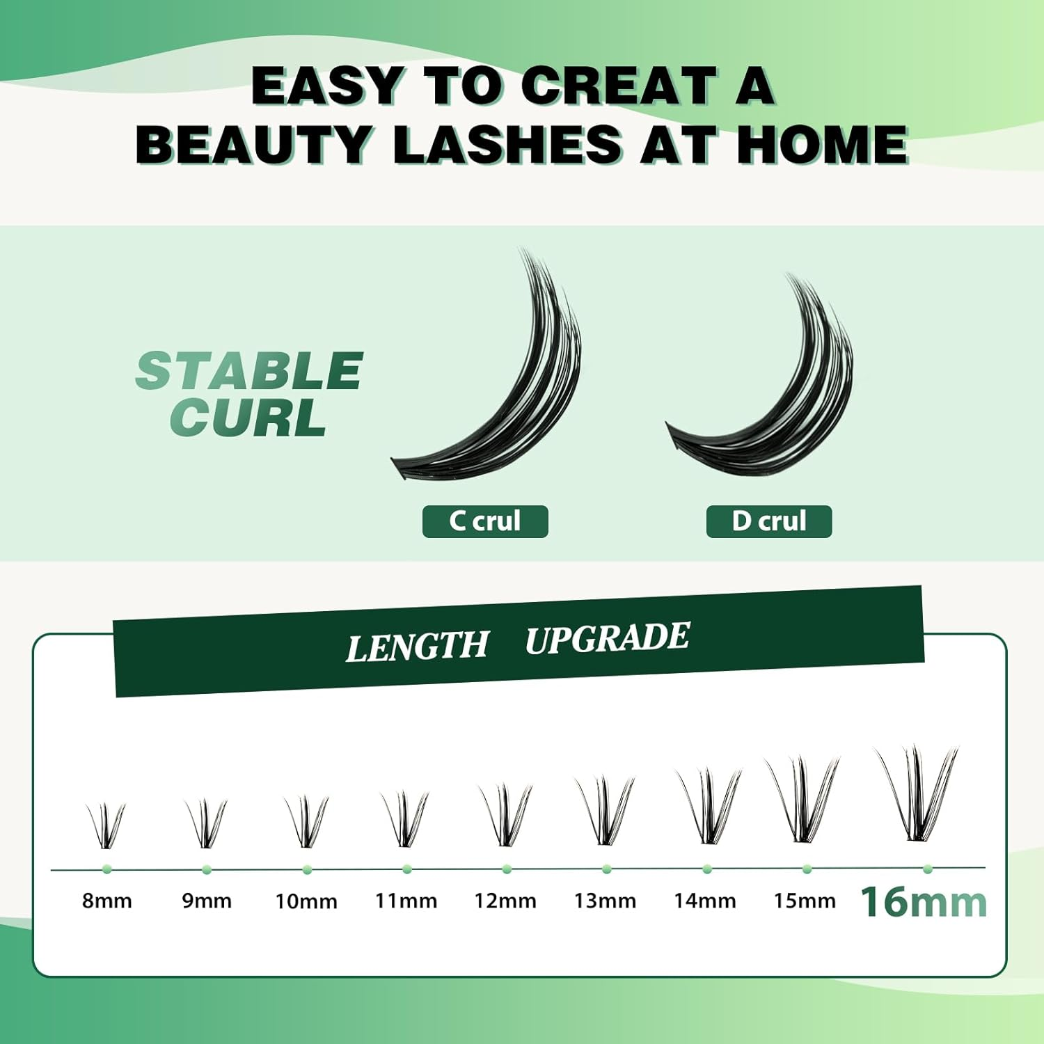 Lash Clusters 300Pcs Individual Lashes 30D 0.07D Curl 12Mm Lash Extensions Clusters Lashes Soft&Natural False Eyelashes Individual DIY Eyelash Extension at Home(30D-0.07D,12Mm)