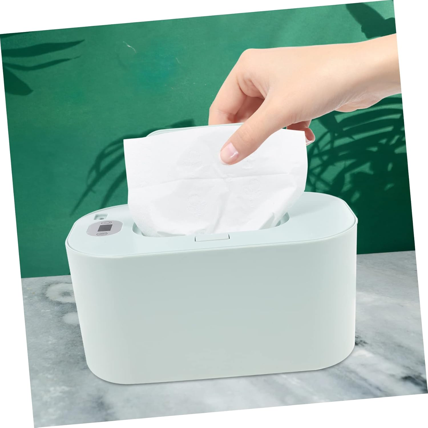 USB Portable Wipe Warmer for Babies Car Tissue Dispenser Smart Color for Travel Diaper Bags Keeps Wet Wipes Warm