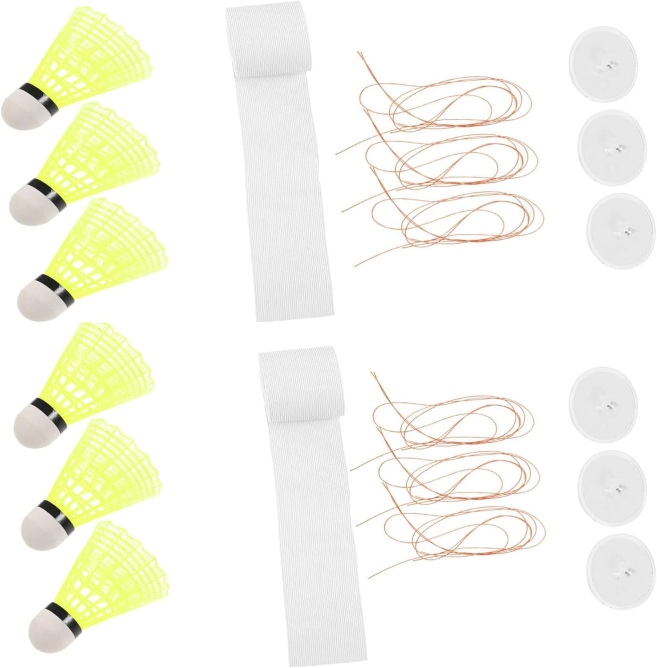 2 Set Badminton Trainer Tools,Trainer Tennis Indoor,Self Training, Practice at Home,Professionaltraining Set with Rebound