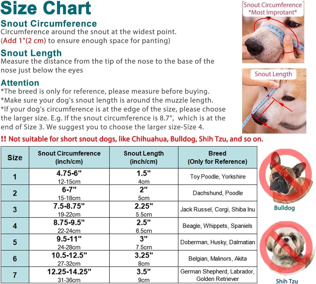 Basket Dog Muzzle for Large Medium Small Dogs, Cage Muzzles to Prevent Biting Chewing Licking Scavenging, Mouth Cover with Adjustable Strap for Vet Visits, Grooming, Walking (Size 2, Black) image number 2