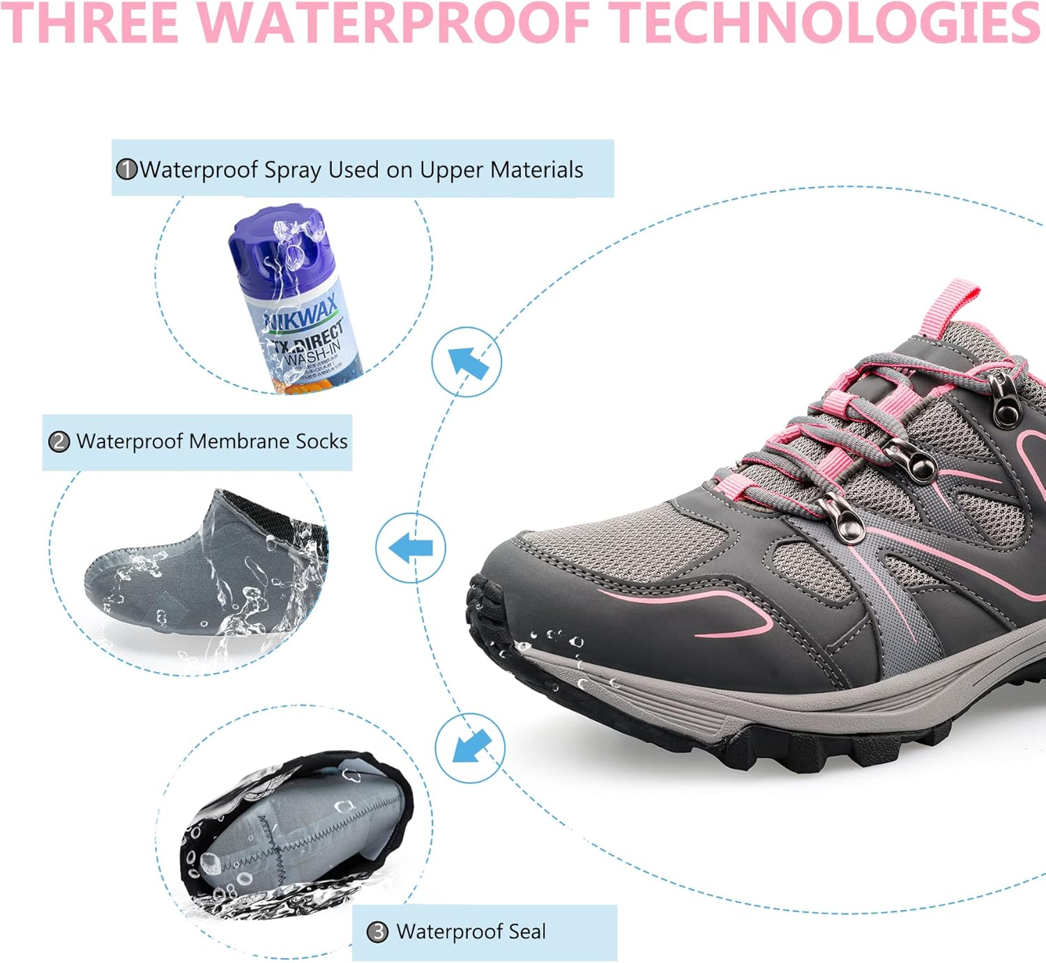 Riemot Women'S Hiking image number 3