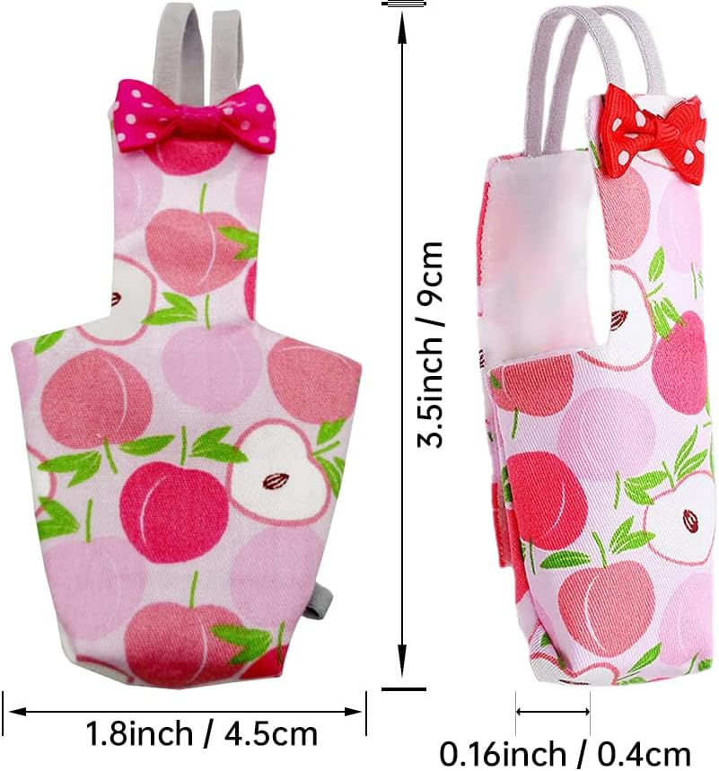 N 6 Pieces Bird Diapers, Washable Reusable Parrots Nappy with Waterproof Inner Layer Soft Small Pet Birds Flight Suit for Budgie Parakeet Cockatiel image number 1