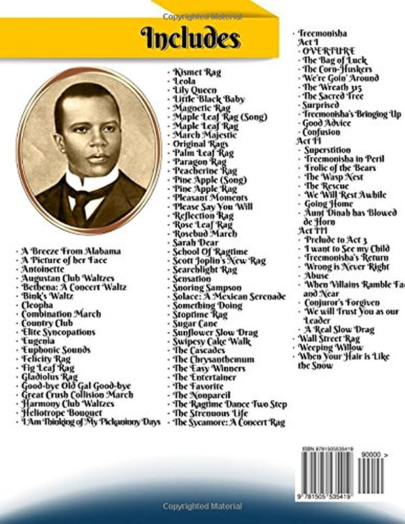 Scott Joplin Complete Works Piano Sheet Music Book: 90 Compositions