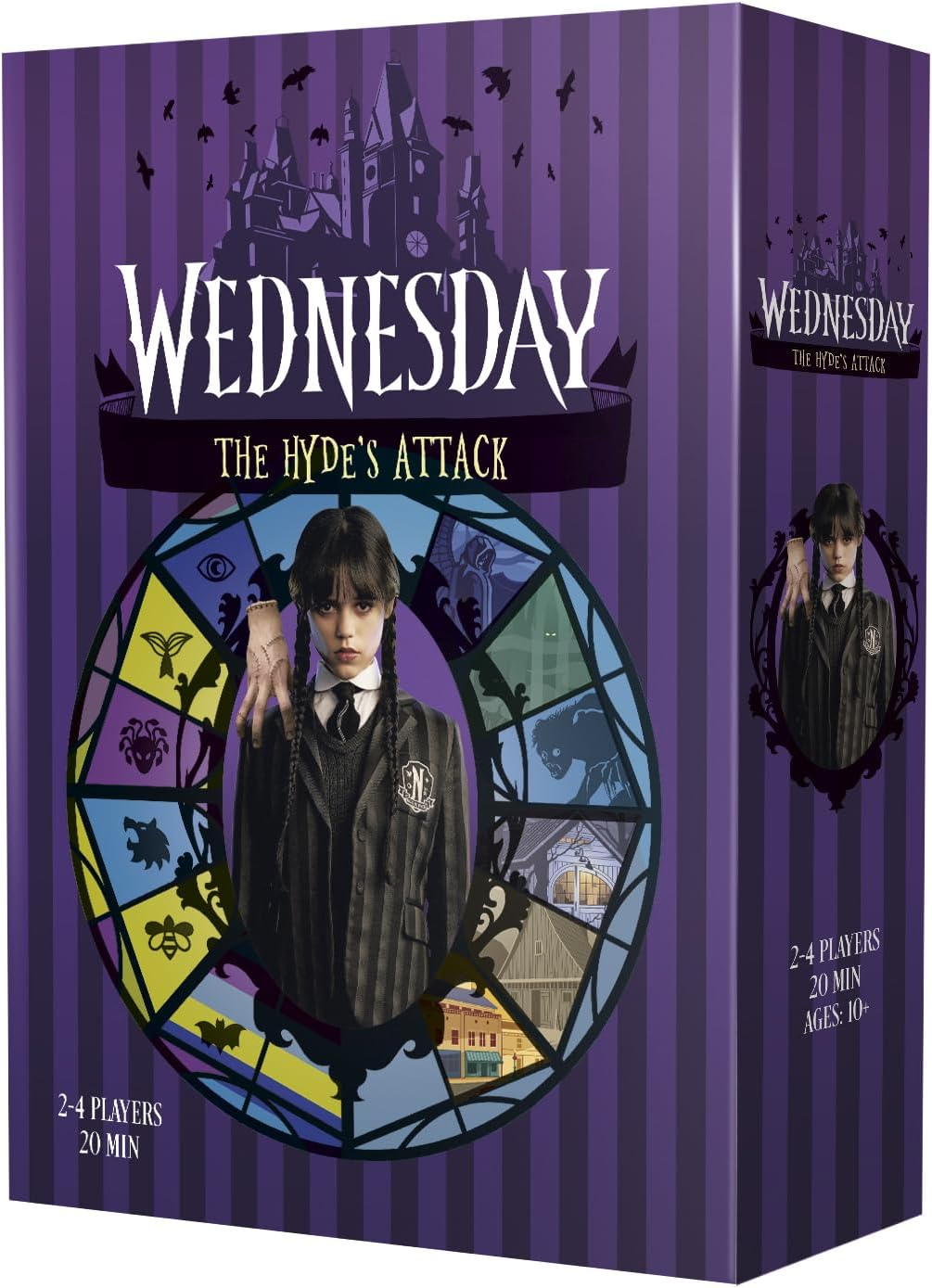 Mixlore | Wednesday - the Hyde'S Attack | Cooperative Board Game | Ages 10+ | 2-4 Players | 20 Minutes Playing Time image number 2