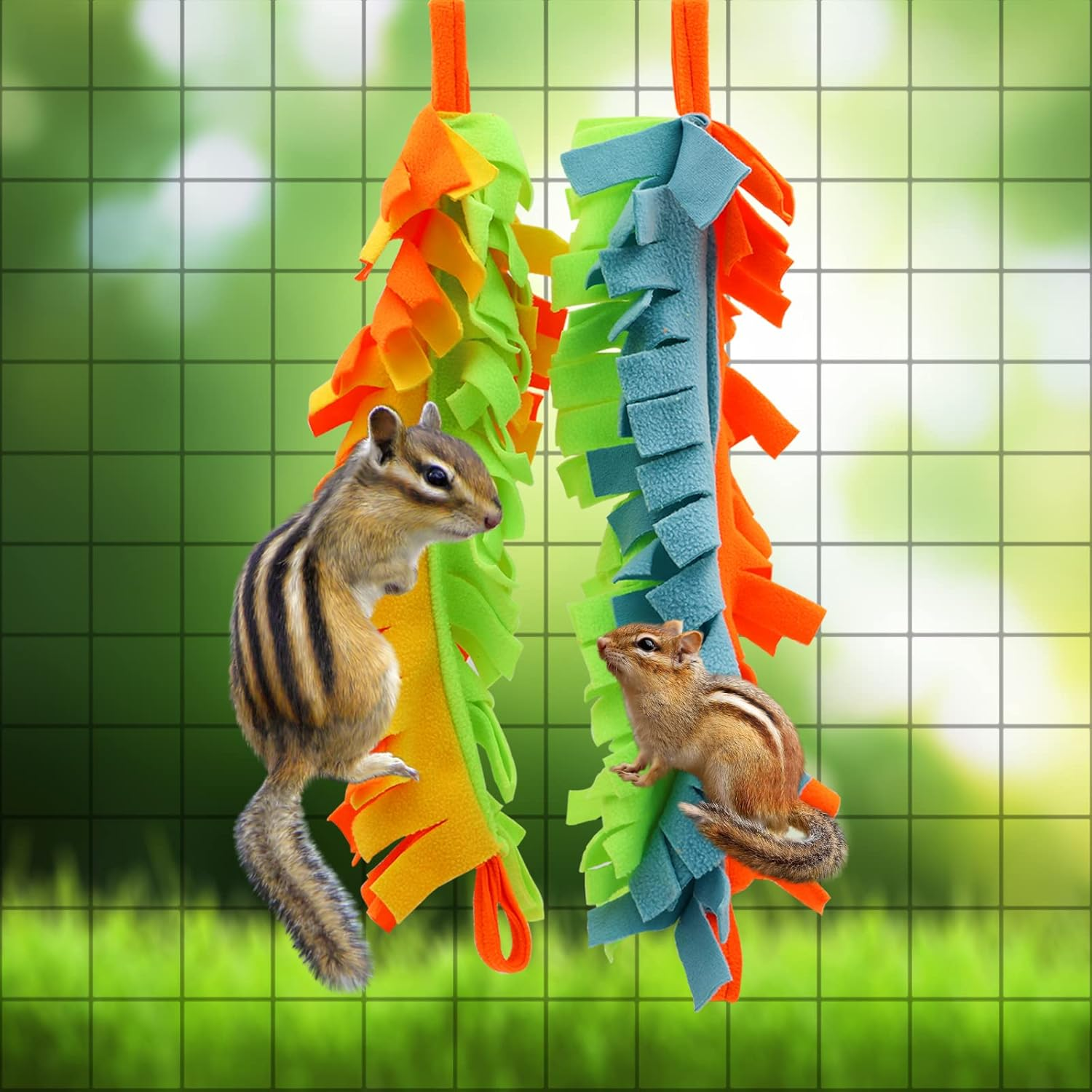 2 Pack Sugar Glider Climbing Toys, Sugar Glider Swing Toys, Sugar Glider Hamster Heavy Pet Toys, Cage Accessories for Small Pets like Sugar Glider Hamster Squirrel Chinchilla Parrots image number 1