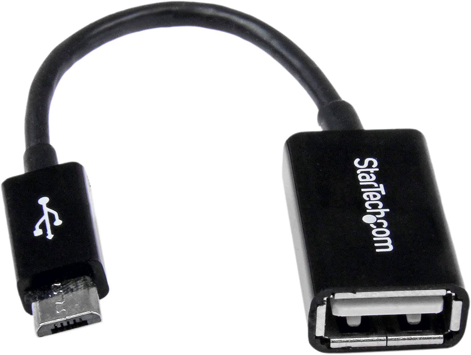 Startech.Com 5-Inch Micro USB Male to USB a Female On-The-Go Host Adapter (UUSBOTG) image number 1