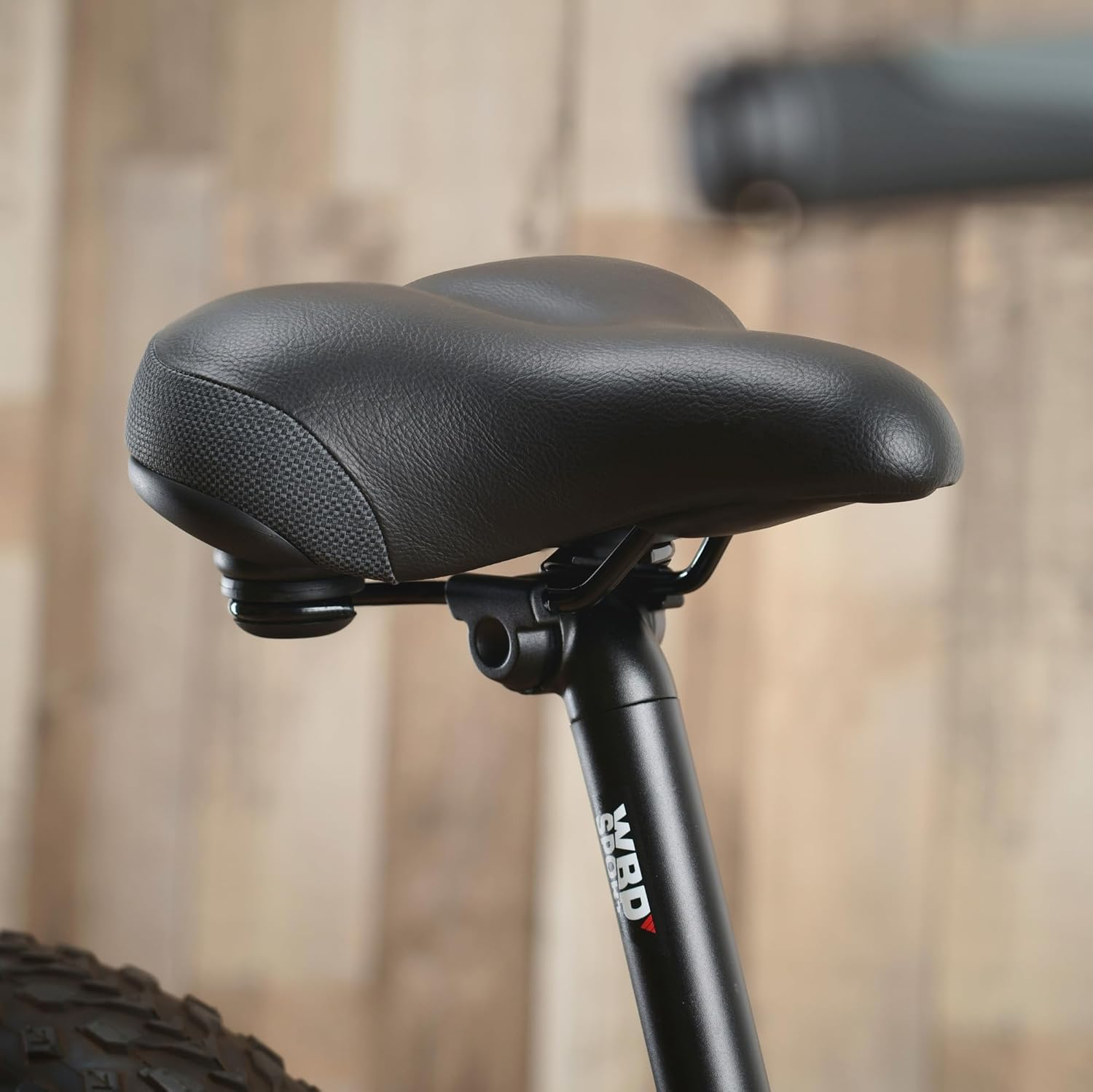 Venzo Bicycle Saddle Wide Seat - Size 26Cm X 22Cm - Compatible with Indoor Stationary Exercise Bikes Peloton, Beach Cruiser - Comfort for Men & Women - Big Large Cushioned Soft Comfortable Padded image number 3