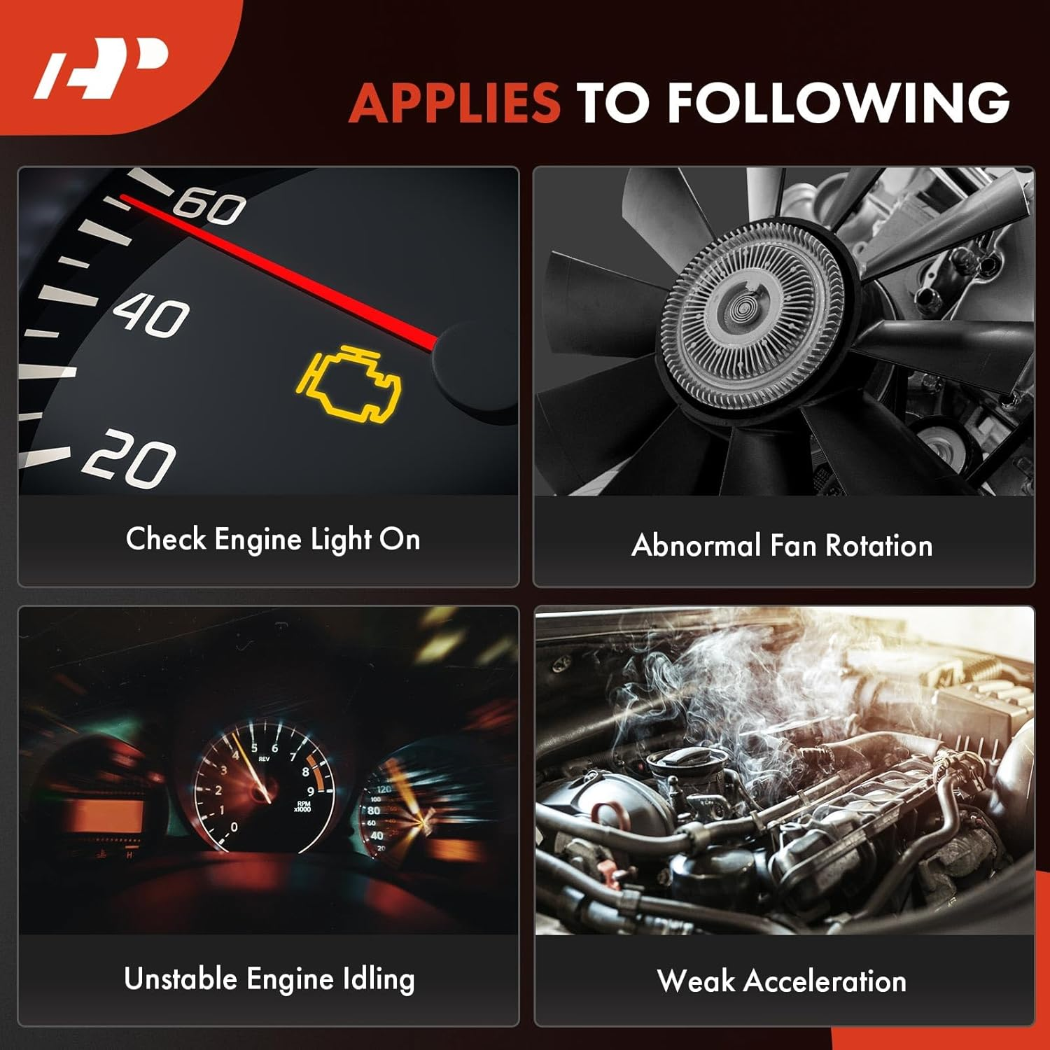 A-Premium Engine Coolant Temperature Sensor [2 Pins] Compatible with BMW 318I, 318Is, 318Ti, 323Ci, 323I, 323Is, 325Ci, 325I, 325Xi, 328Ci, 328I, 328Is, 330Ci, 330I, X5, 525I, 528I, 530I, 540I, X3