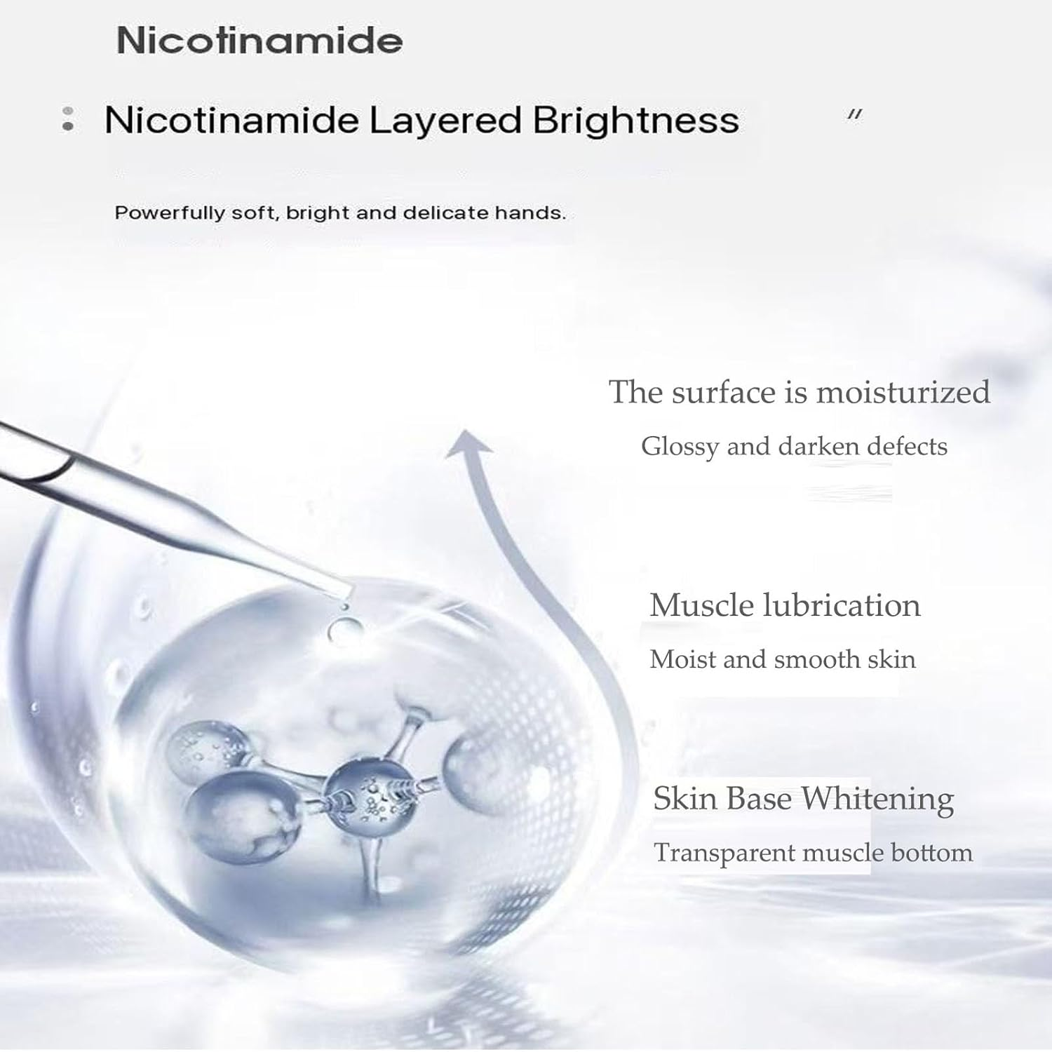 Moisturising Hand Mask with Goat Milk and Niacinamide, 6-Piece Set, Removable Fingertip Design