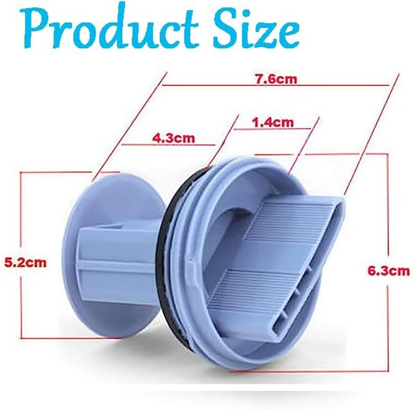 LALOCAPEYO Washers & Dryers Fit Pump Drain Outlet Seal Cover Plug Washer Drainage for Siemens Bosch 647920 00647920 605010 00605010 image number 1