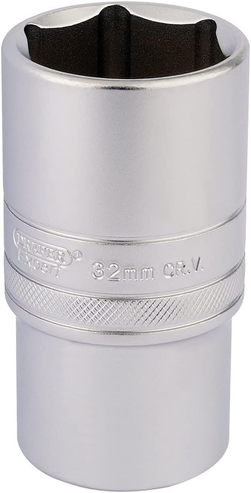 Draper 16647 1/2" Square Drive Hi-Torq 6 Point Deep Socket, 14Mm Size