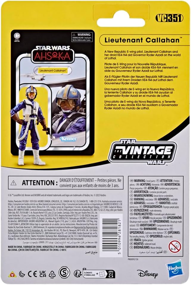 Star Wars the Vintage Collection Lieutenant Callahan, Star Wars: Ahsoka 3.75 Inch Collectible Action Figure image number 2