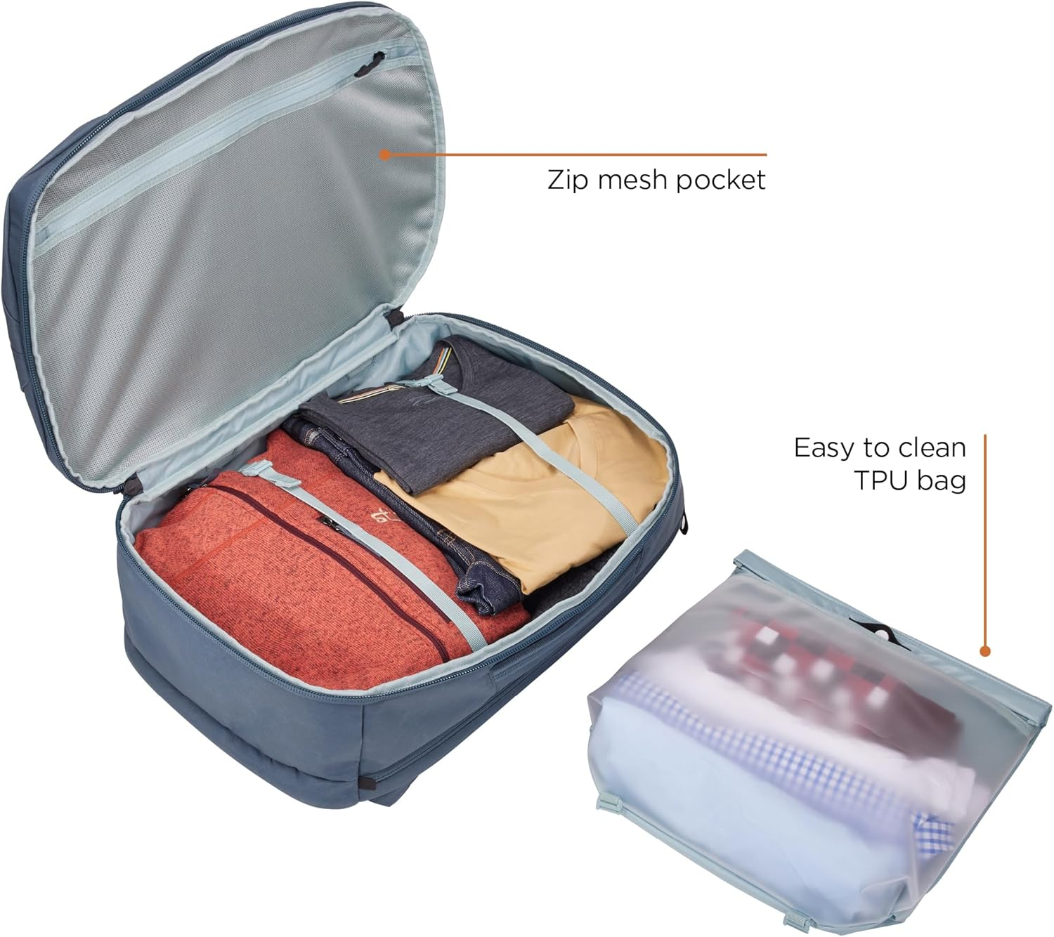 Thule Aion Tote Bag - 100% Recycled Pfc-Free Waxed Canvas Fabric - Detachable Inner Sling Included - 16" Padded Laptop Sleeve - Wet/Dry Pocket - Internal Bottle Pocket image number 5