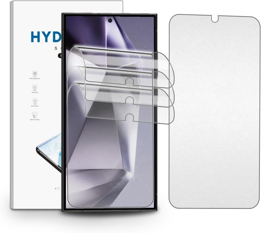 Nvskvd Privacy Screen Protector for Samsung Galaxy S25 Ultra, Pack of 2 Privacy TPU Screen Protectors, Anti-Spy Hydrogel Screen Protector with Face ID Support, TPU Flex Film image number 6