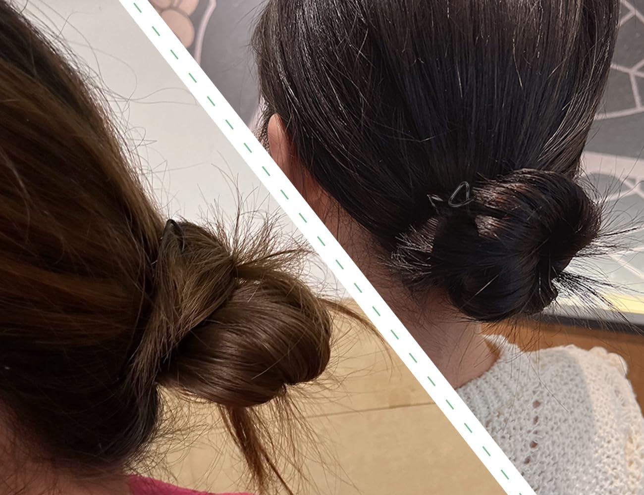 AOYEGIC Pack of 20 Spiral Hair Clips, Spiral Hair Accessories, Metal for DIY Hairstyle, Multi-Purpose Distortion Spin Clip for Children, Women, Home Use, Office Everyday Life, Going Out (Black)