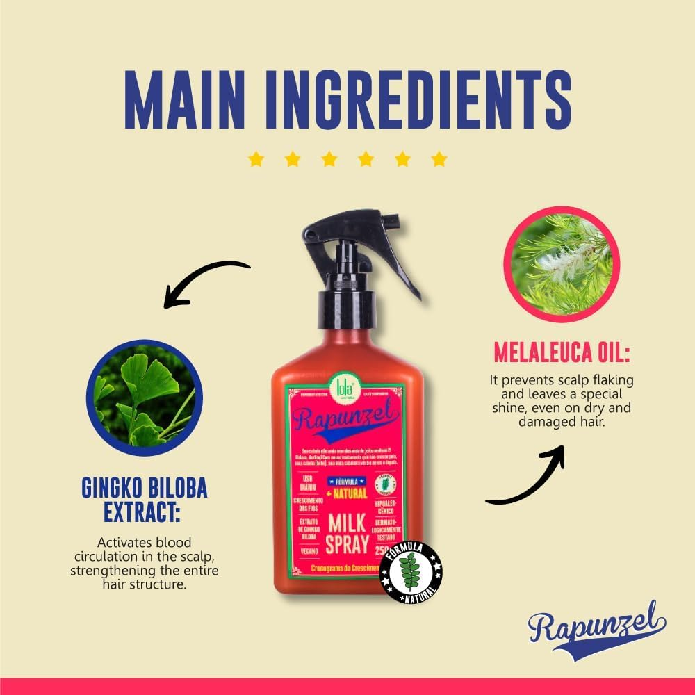 Linha Rapunzel Lola - Milk Spray 250 Ml - (Lola Collection) image number 1