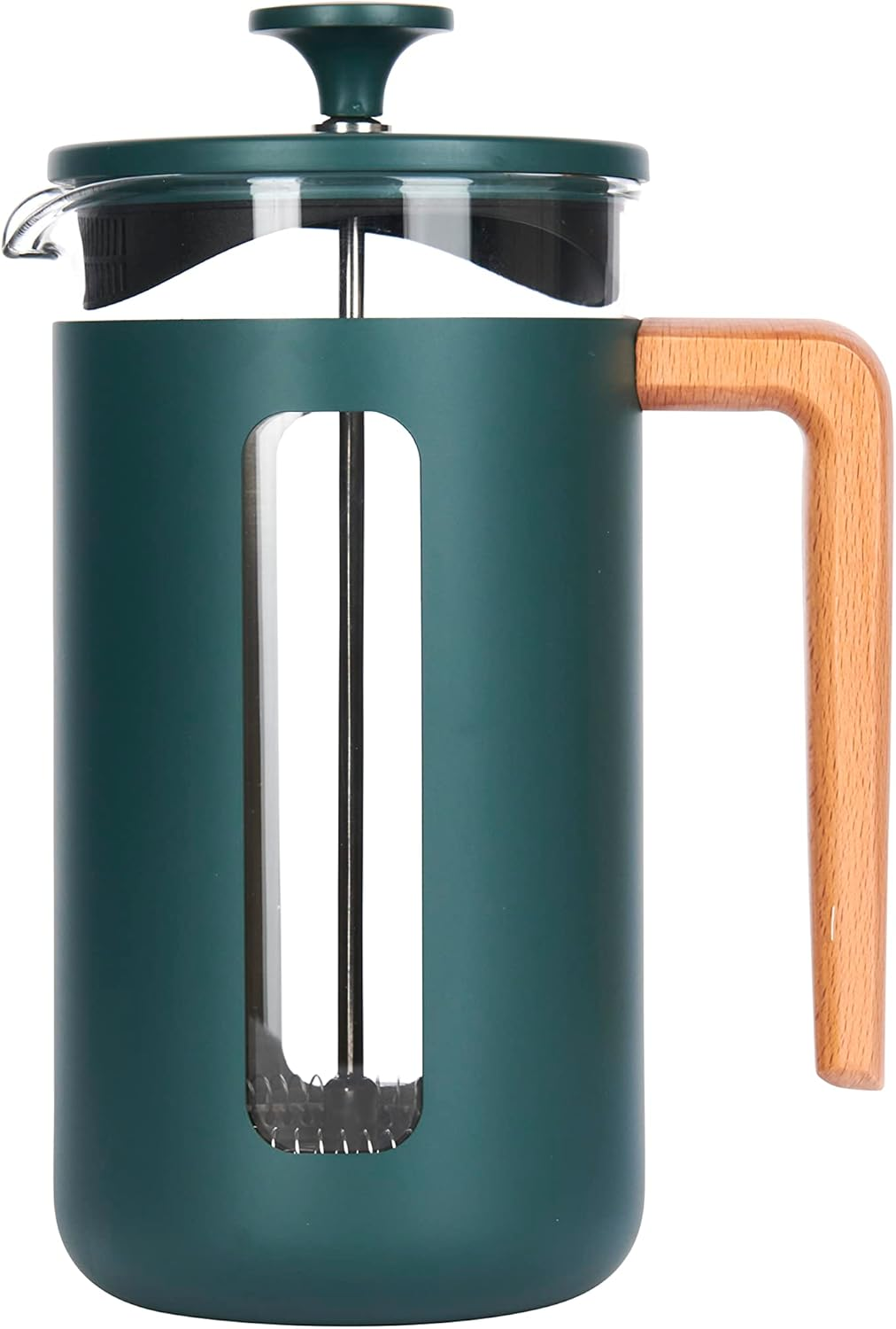 La Cafeti&egrave;re Pisa Stainless Steel Cafeti&egrave;re, 8 Cup French Press, Green, Gift Boxed - Copper image number 6